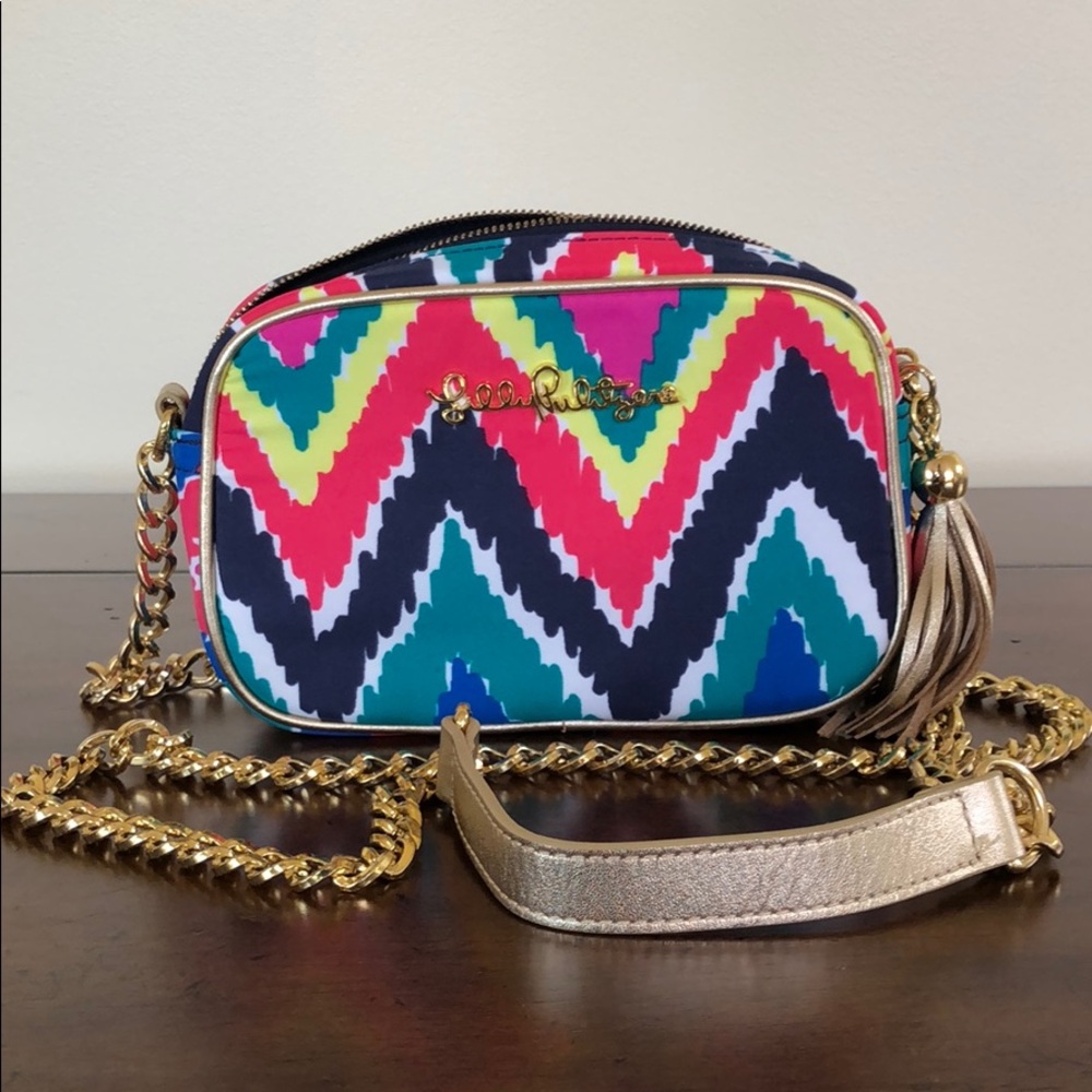 Lilly Pulitzer multicolor crossbody bag, like new